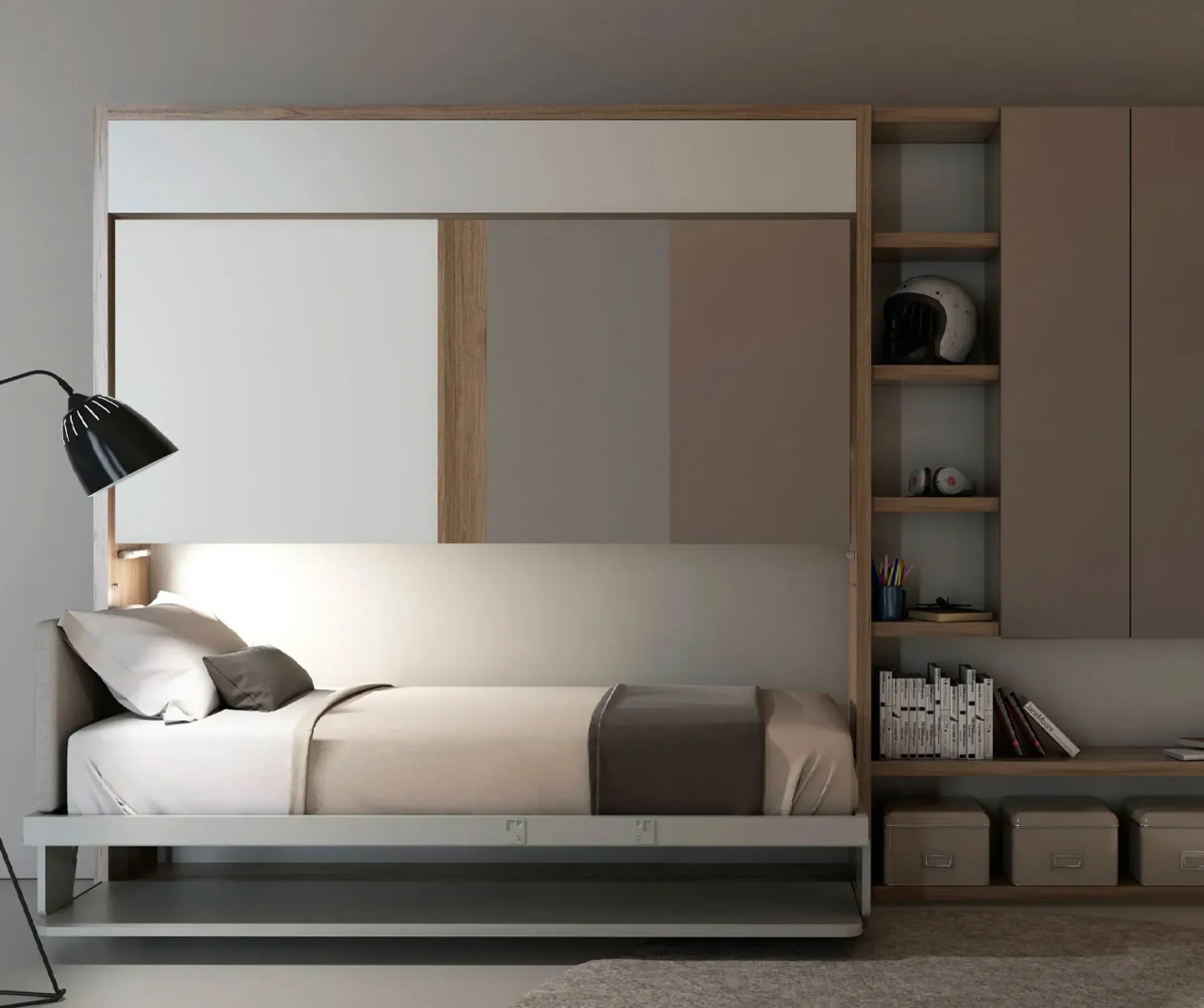 Armoire-lit KALI DUO BOARD