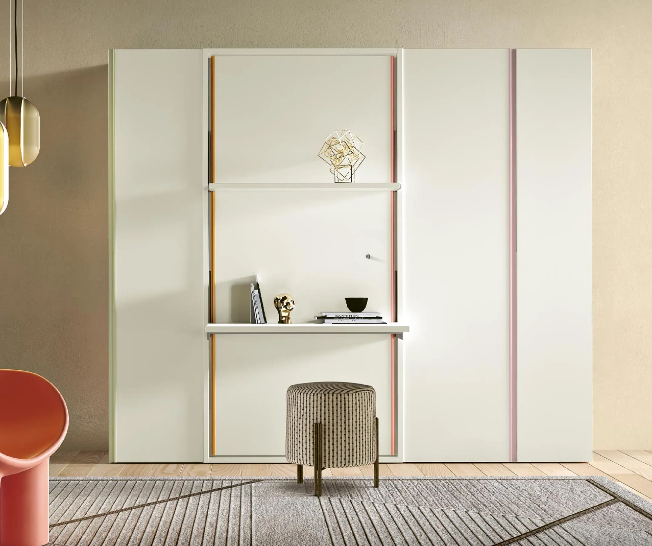 Armoire-lit LUCY BUREAU Enfant