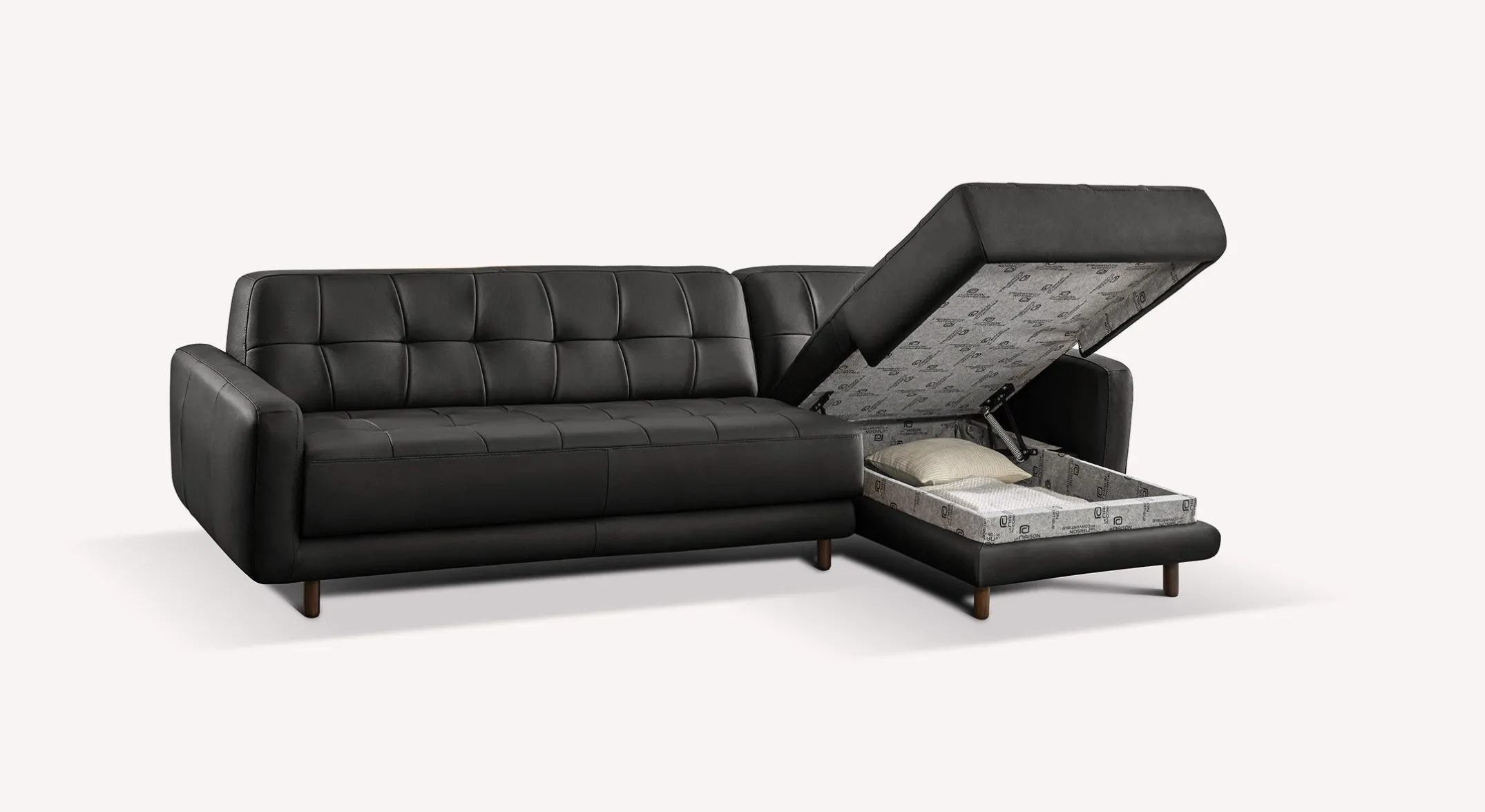 Canapé-lit CLARK Angle Cuir