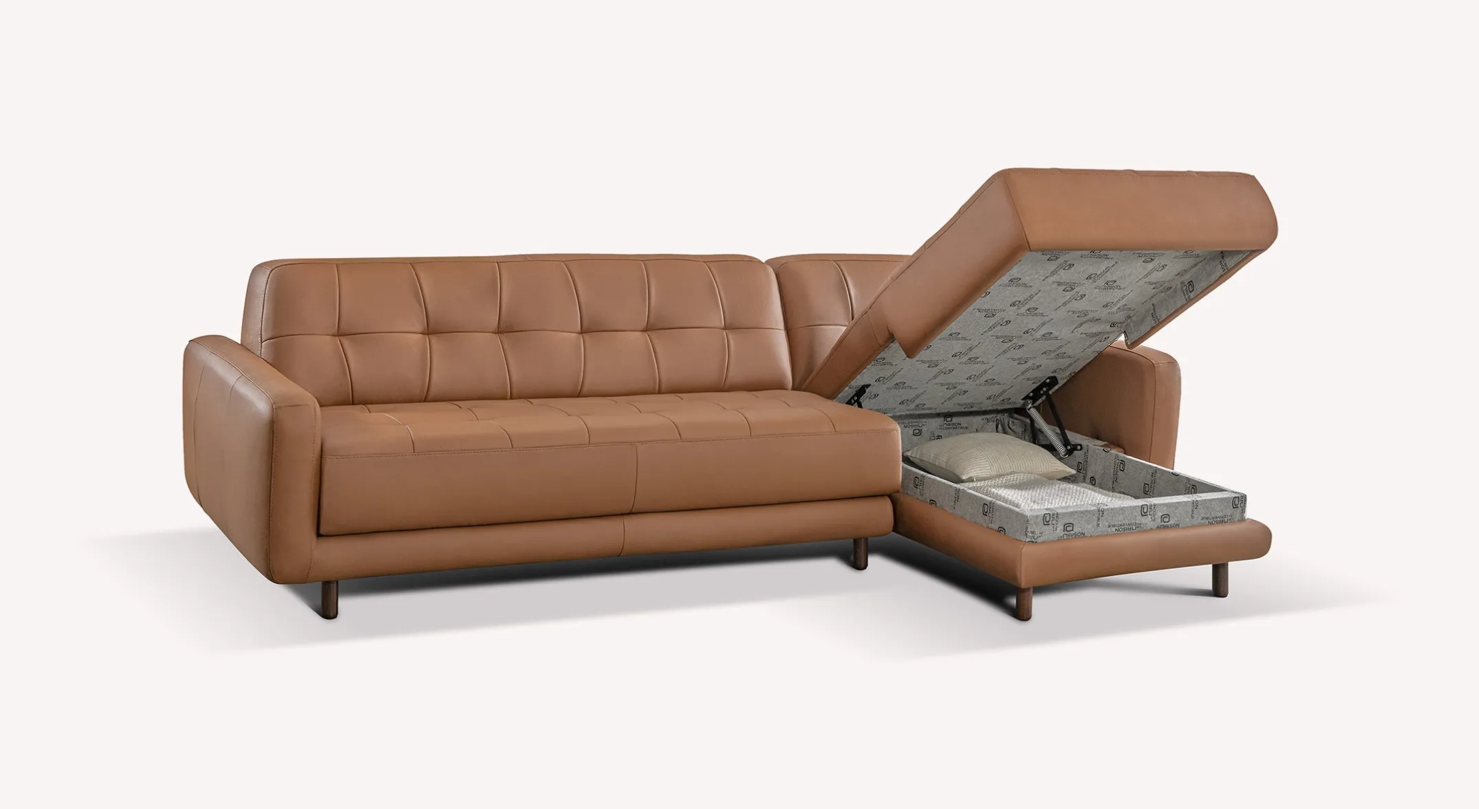 Canapé-lit CLARK Angle Cuir