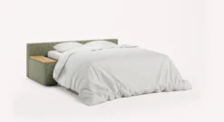Canapé-lit MAX Accoudoirs Coffre Compact Bois
