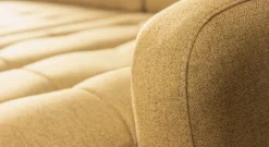 Lot canapé angle et pouf CLARK
