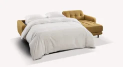 Lot canapé angle et pouf CLARK