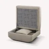 Lot canapé angle et pouf STELLA Gemma Avoine