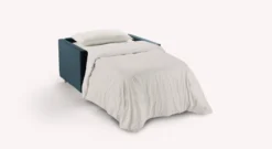 Lot canapé et fauteuil JIMMY Foster Bleu ocean