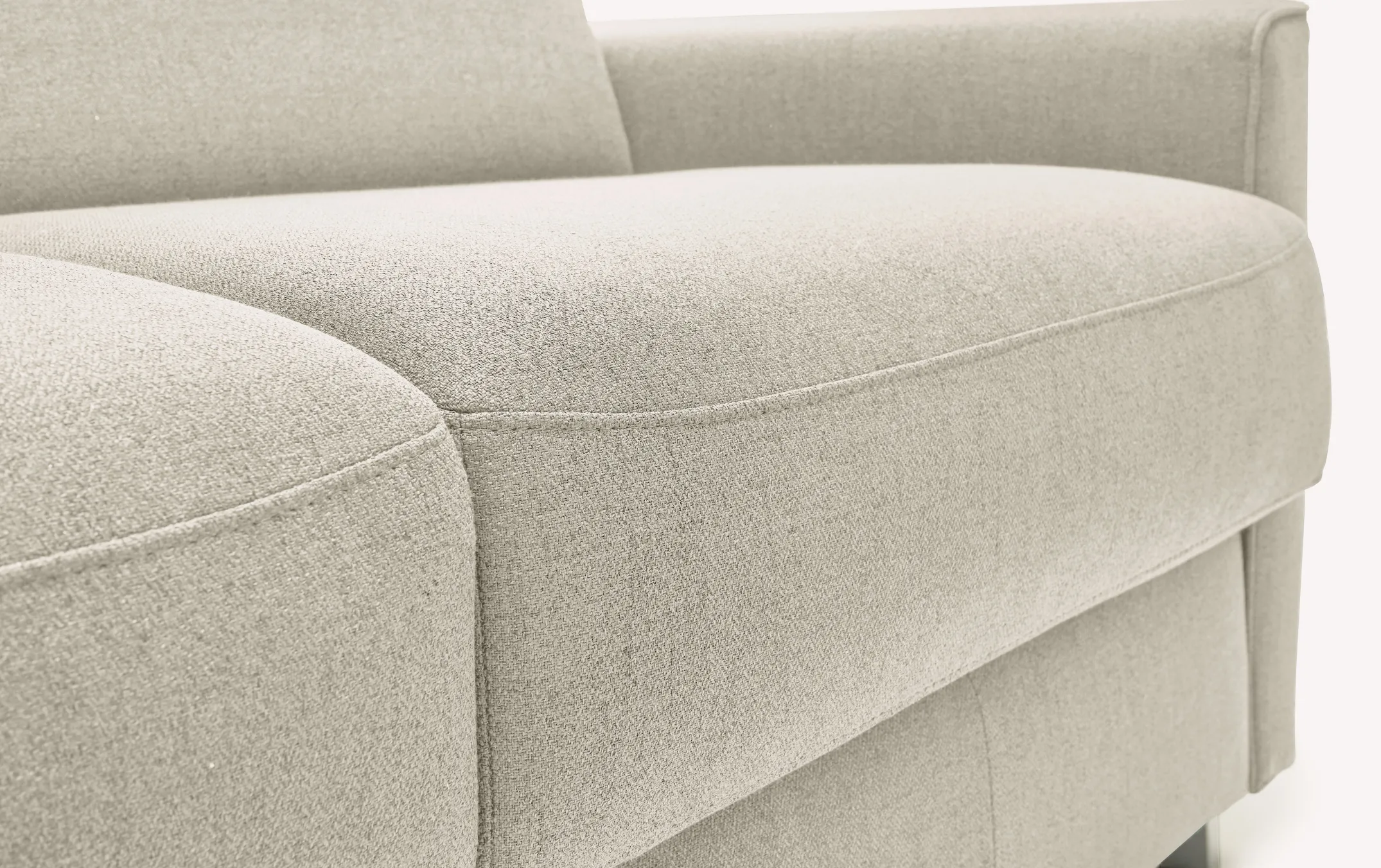 Lot canapé et fauteuil JIMMY Foster Ivoire