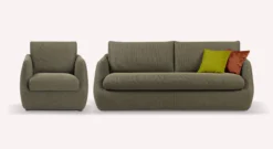 Lot canapé et fauteuil LUZ