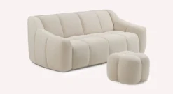 Lot canapé et pouf MAMA