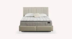 Pack lit coffre, matelas et tête de lit AMSTERDAM