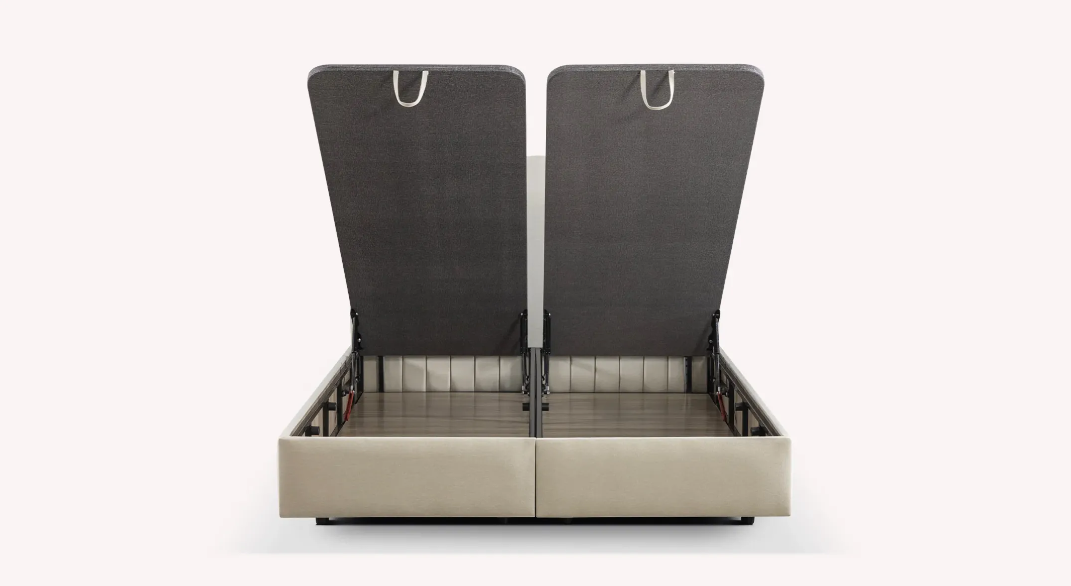 Pack lit coffre, matelas et tête de lit AMSTERDAM
