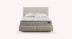Pack lit coffre, matelas et tête de lit AMSTERDAM