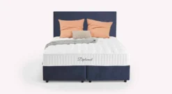 Pack lit coffre, matelas et tête de lit NINA