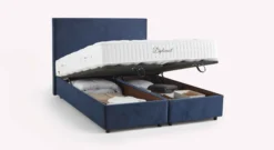 Pack lit coffre, matelas et tête de lit NINA