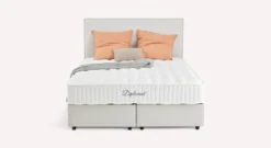 Pack lit coffre, matelas et tête de lit NINA