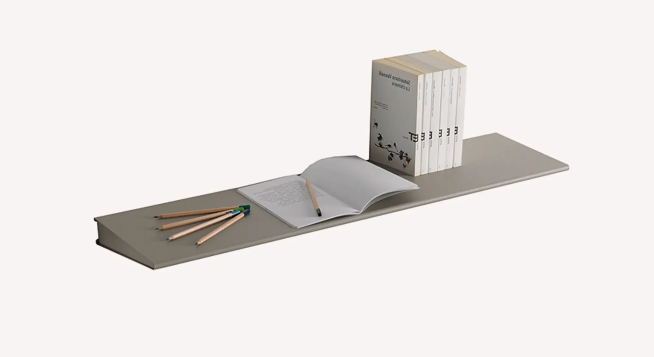 Étagère TINY Aluminium Gris tortora
